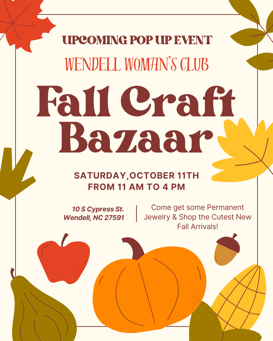 Upcoming Permanent Jewelry Events