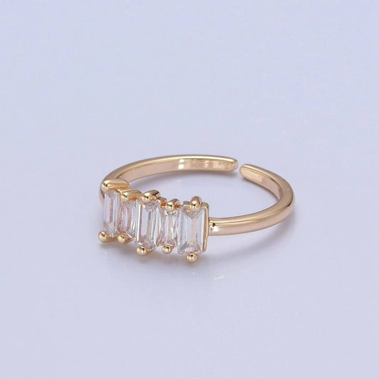 Gold Baguette Ring