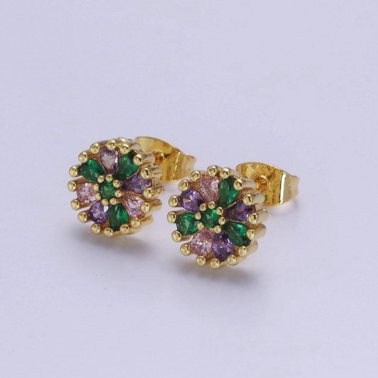 Sun Flower Stud Earring