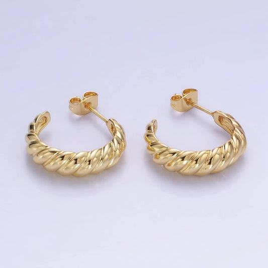 Croissant Hoop Earrings