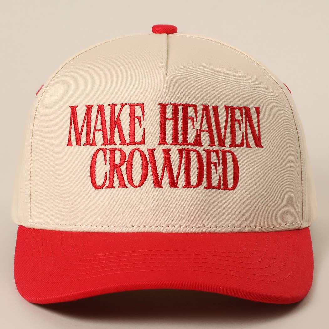 Red Make Heaven Crowded Hat
