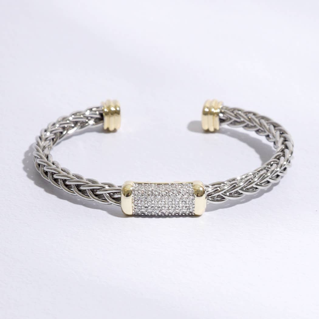 Braided Bangle Bracelet
