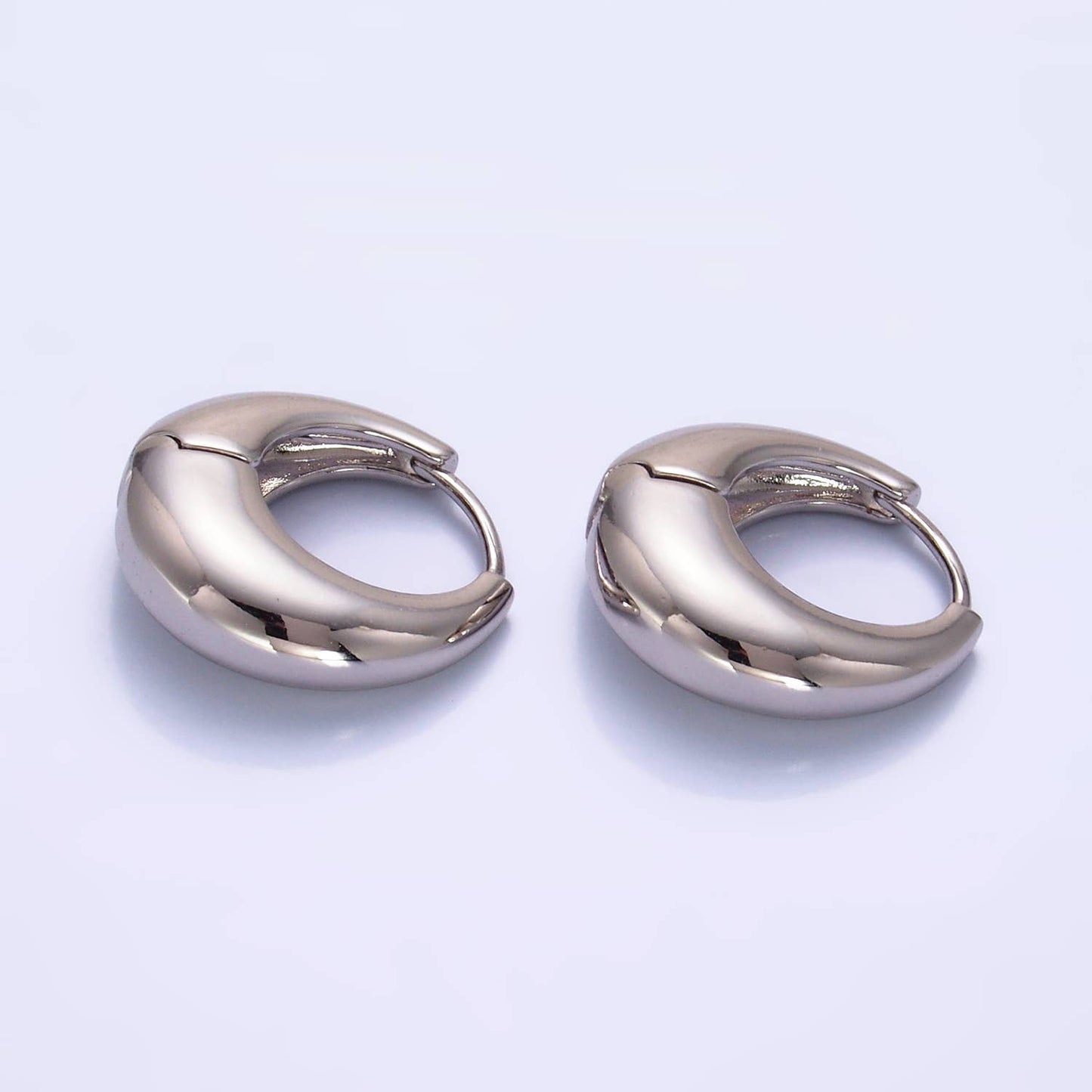 Dome Huggie Earrings