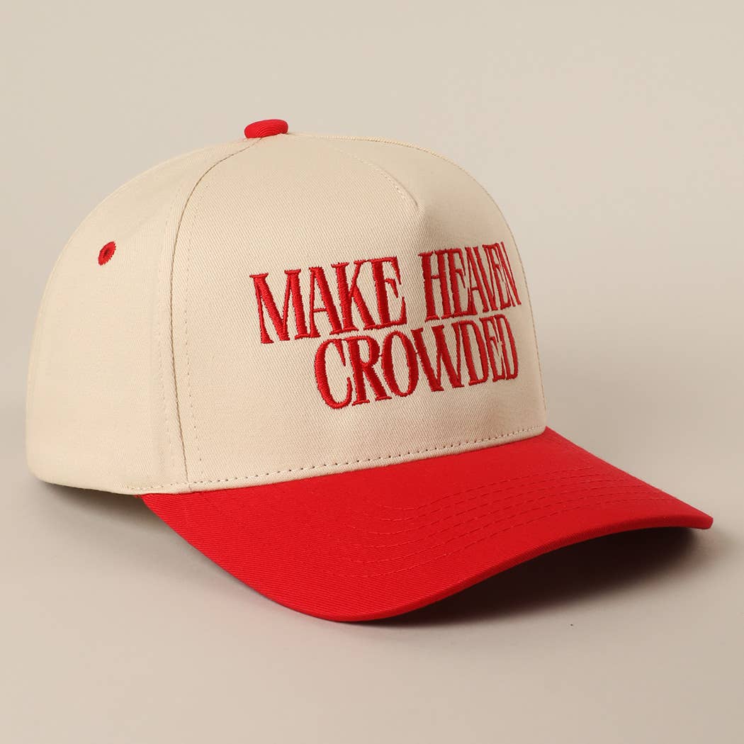 Red Make Heaven Crowded Hat